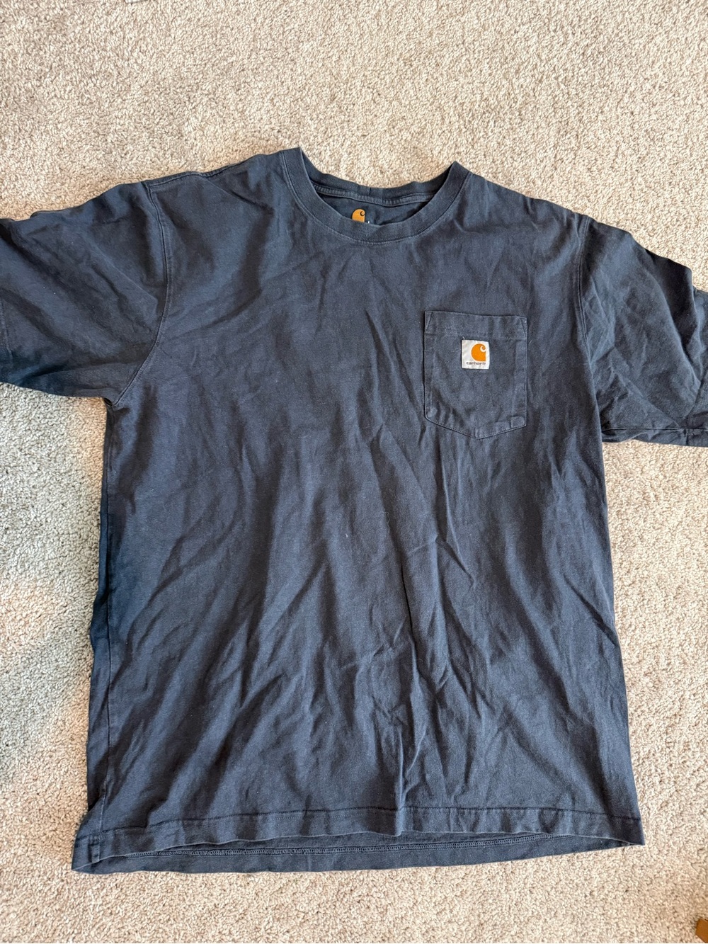 Carhartt Men’s Dark Navy Pocket Tee